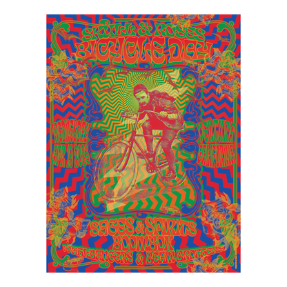 Bicycle Day Poster by Darrin Brenner